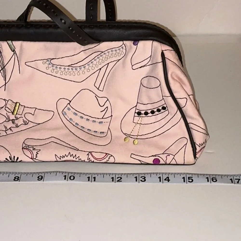 Antonio Melani Pink Embroidered Purse - Picture 9 of 14